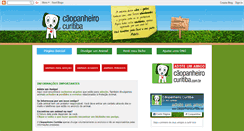 Desktop Screenshot of caopanheirocuritiba.com.br